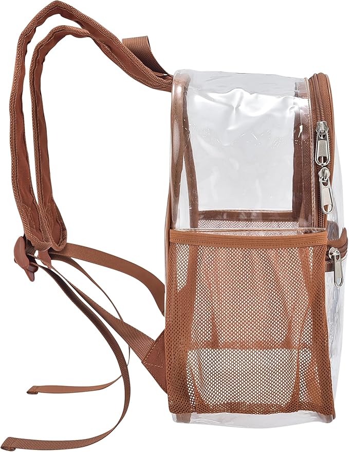 USPECLARE Clear Backpack for Stadium Approved 12×6×12, Water proof Clear Bag for Stadium Events and Concert Work Sport Event