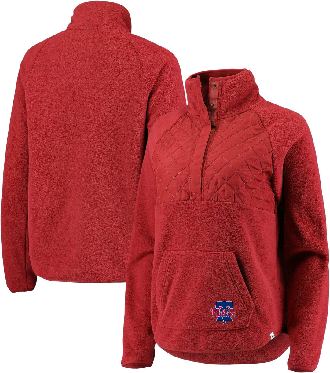 47 Philadelphia Philles Red Women's Vail Half Zip Pullover Light Weight Jacket XX-Large
