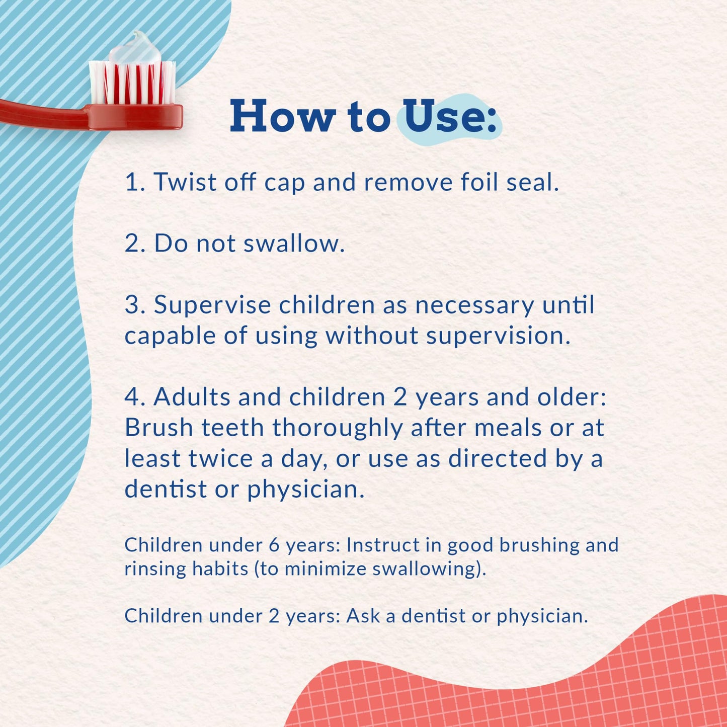 Orajel Kids Paw Patrol Anti-Cavity Fluoride Toothpaste, Natural Fruity Bubble Flavor, 4.2oz Tube (Pack of 2)