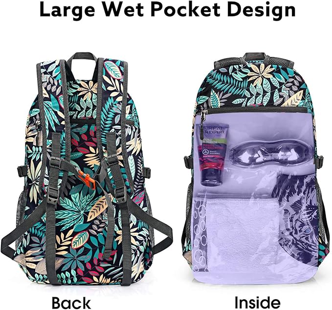 G4Free 40L Lightweight Packable Hiking Backpack, Waterproof Travel Daypack