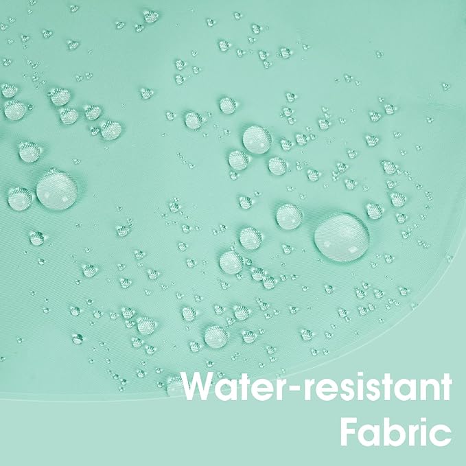 WANDF Drawstring Backpack Sports Gym Bag with Shoulder Pads Water Resistant String Bag Cinch Bag for Women Men (Mint Green)