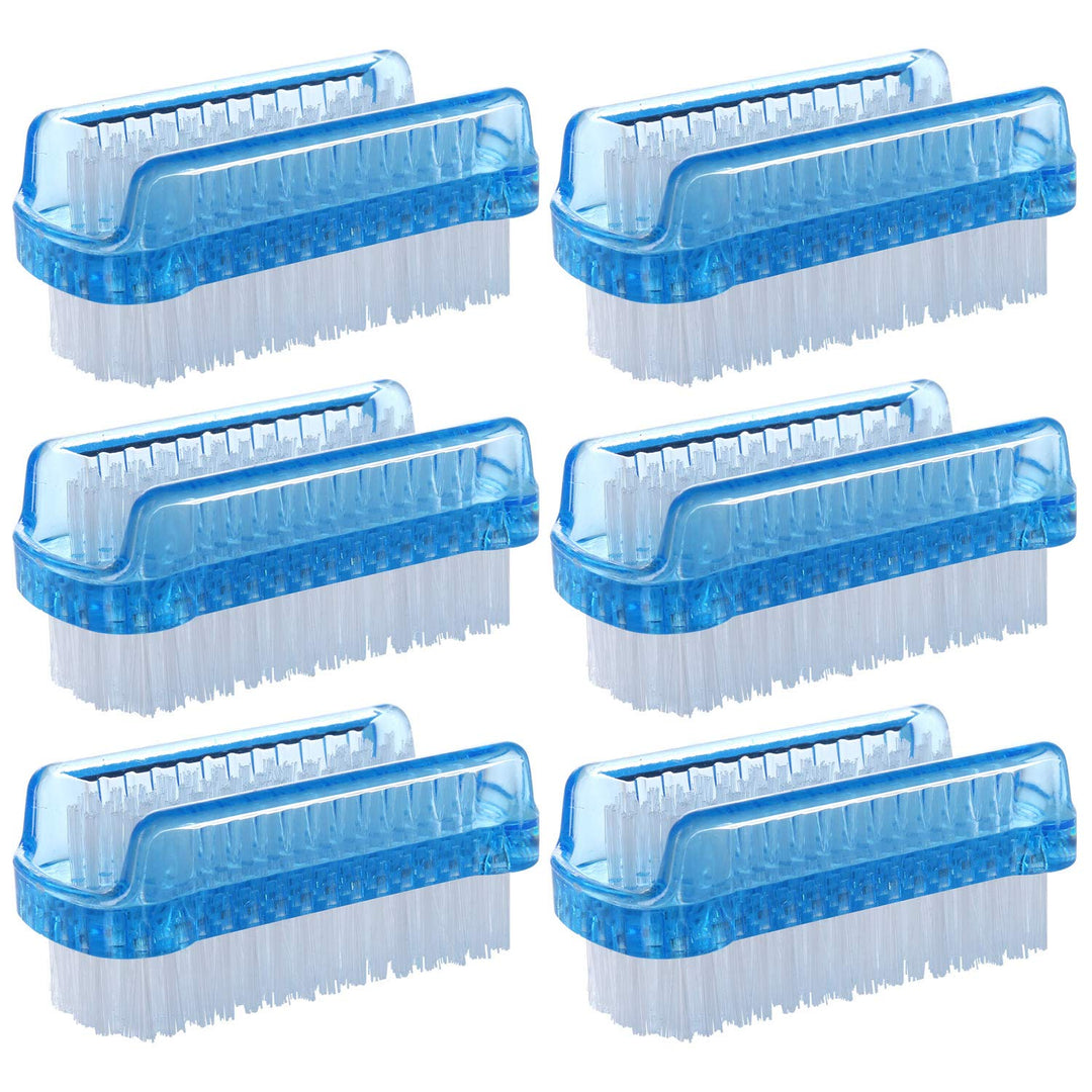 Btyms 6 Pcs Dual-Sided Nail Brush Fingernail Scrub Cleaning Brushes For Toes And Nails Cleaner Hand Scrubbing Cleaning Brushes