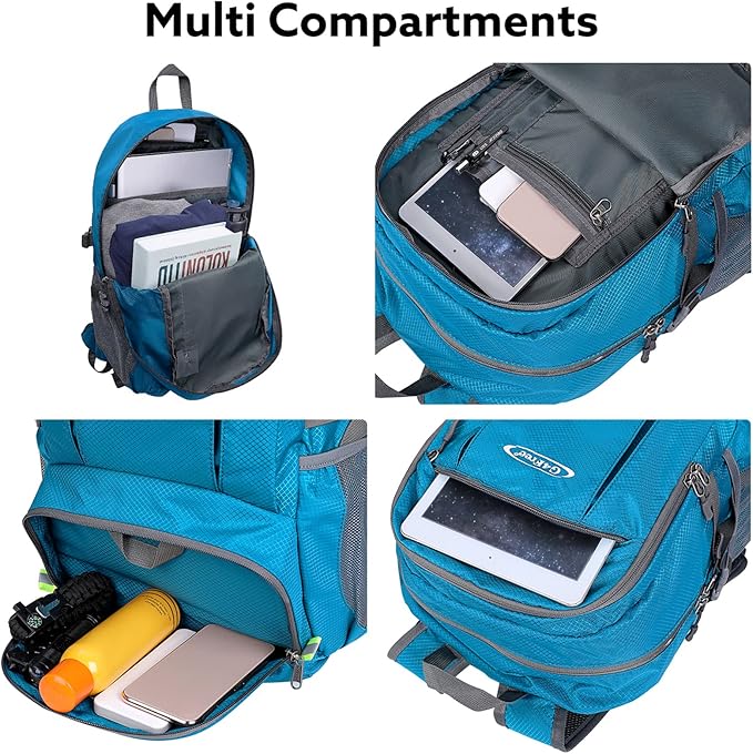 G4Free 40L Lightweight Packable Hiking Backpack, Waterproof Travel Daypack