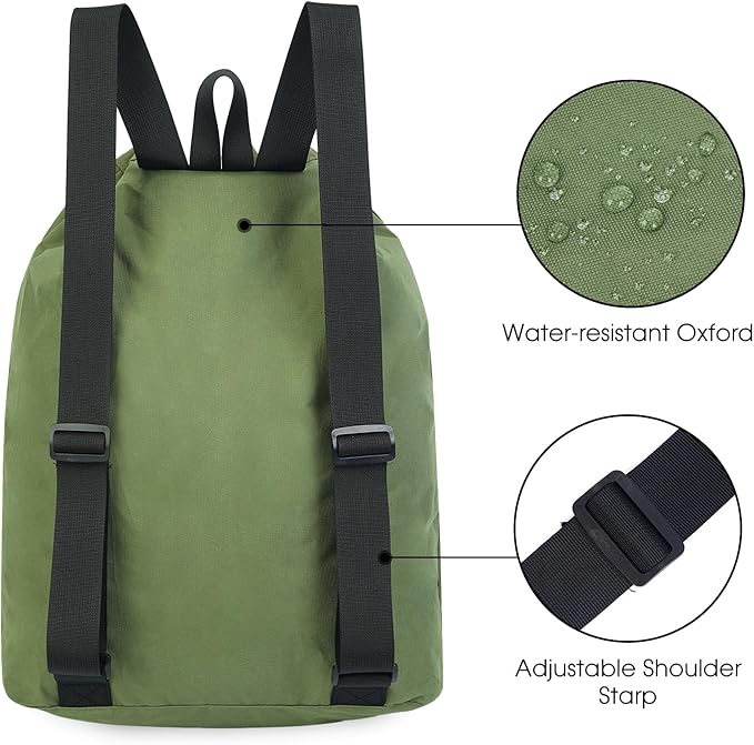 WANDF Swim Bag Mesh Drawstring Backpack Beach Backpack for Swimming, Gym, and Workout Gear