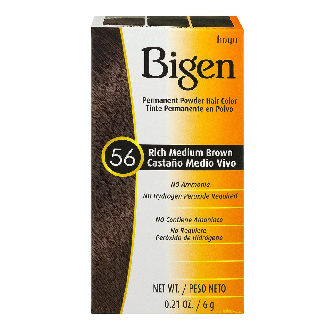 Bigen Permanent Powder Hair Color, Rich Medium Brown, .21 Ounce