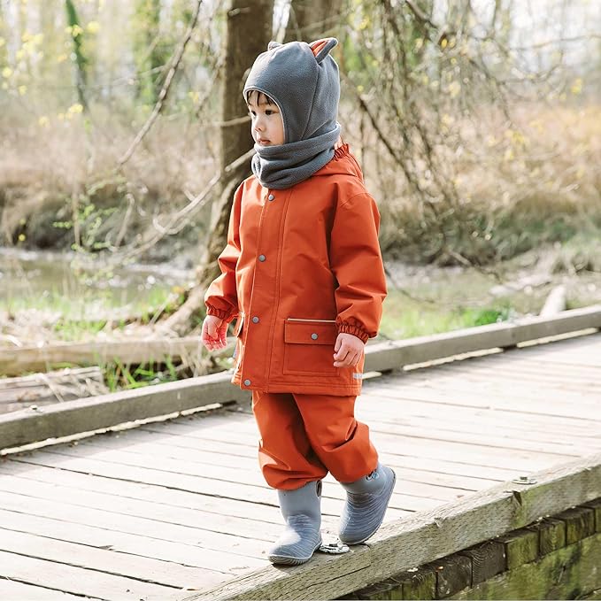 JAN & JUL Waterproof Fleece Lined Snow and Rain Pants for Toddlers and Kids