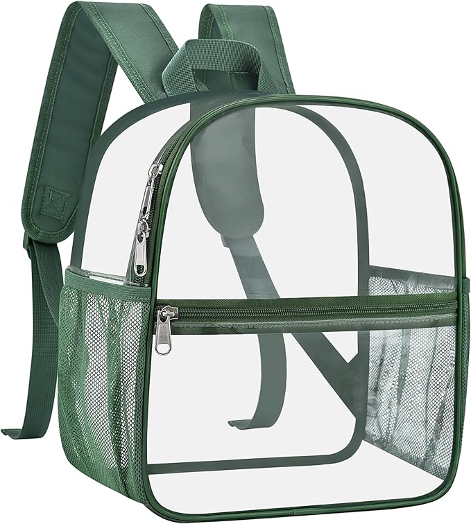 USPECLARE Clear Backpack for Stadium Approved 12×6×12, Water proof Clear Bag for Stadium Events and Concert Work Sport Event