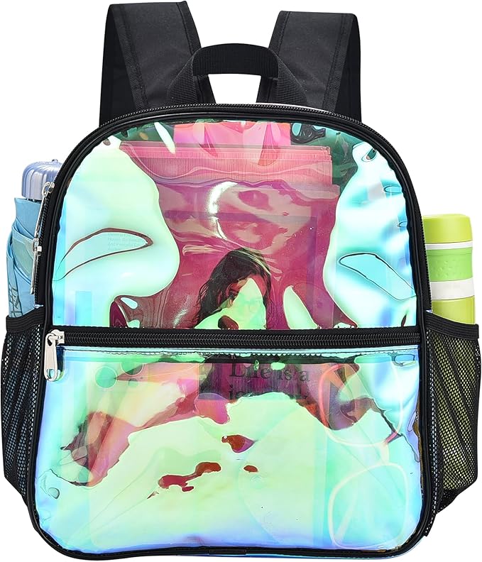 USPECLARE Clear Backpack for Stadium Approved 12×6×12, Water proof Clear Bag for Stadium Events and Concert Work Sport Event