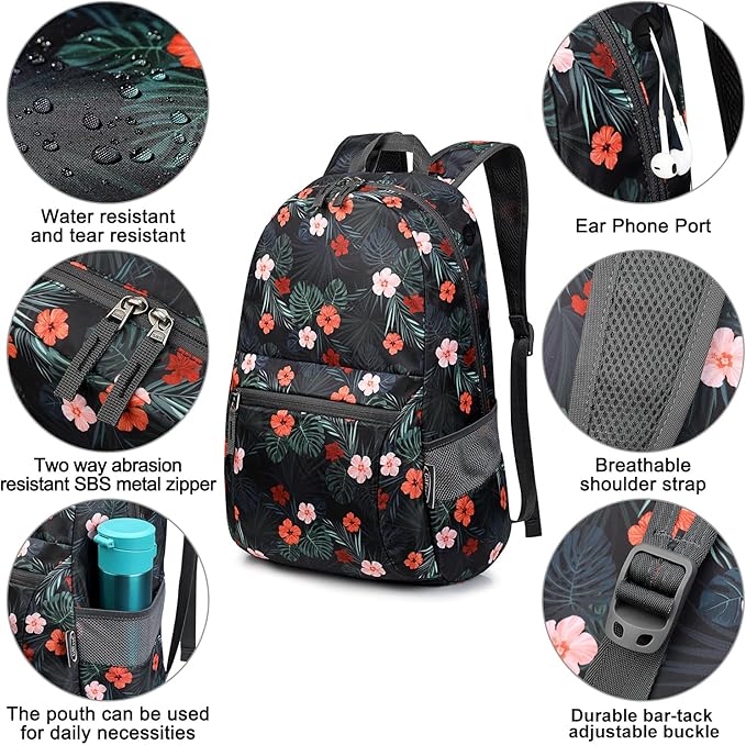 G4Free 20L Lightweight Packable Backpack Travel Hiking Daypack Foldable Backpack for Men Women