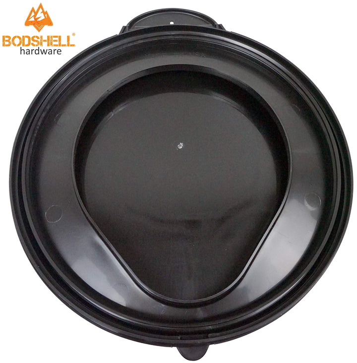 BodShell Portable Toilet Seat Lid Bundle with Sanitation Kit - for Emergencies and Camping, fits 5 Gallon Bucket (Lid and Sanitation Kit)