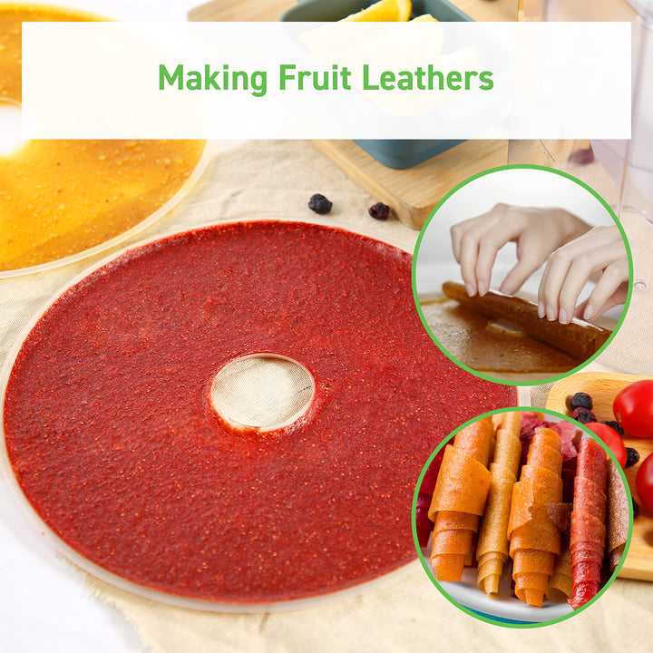 COSORI Food Dehydrator Pioneer Style CFD-N051-W & Food Dehydrator Machine Fruit Roll Sheets CFD-FR051-WUS
