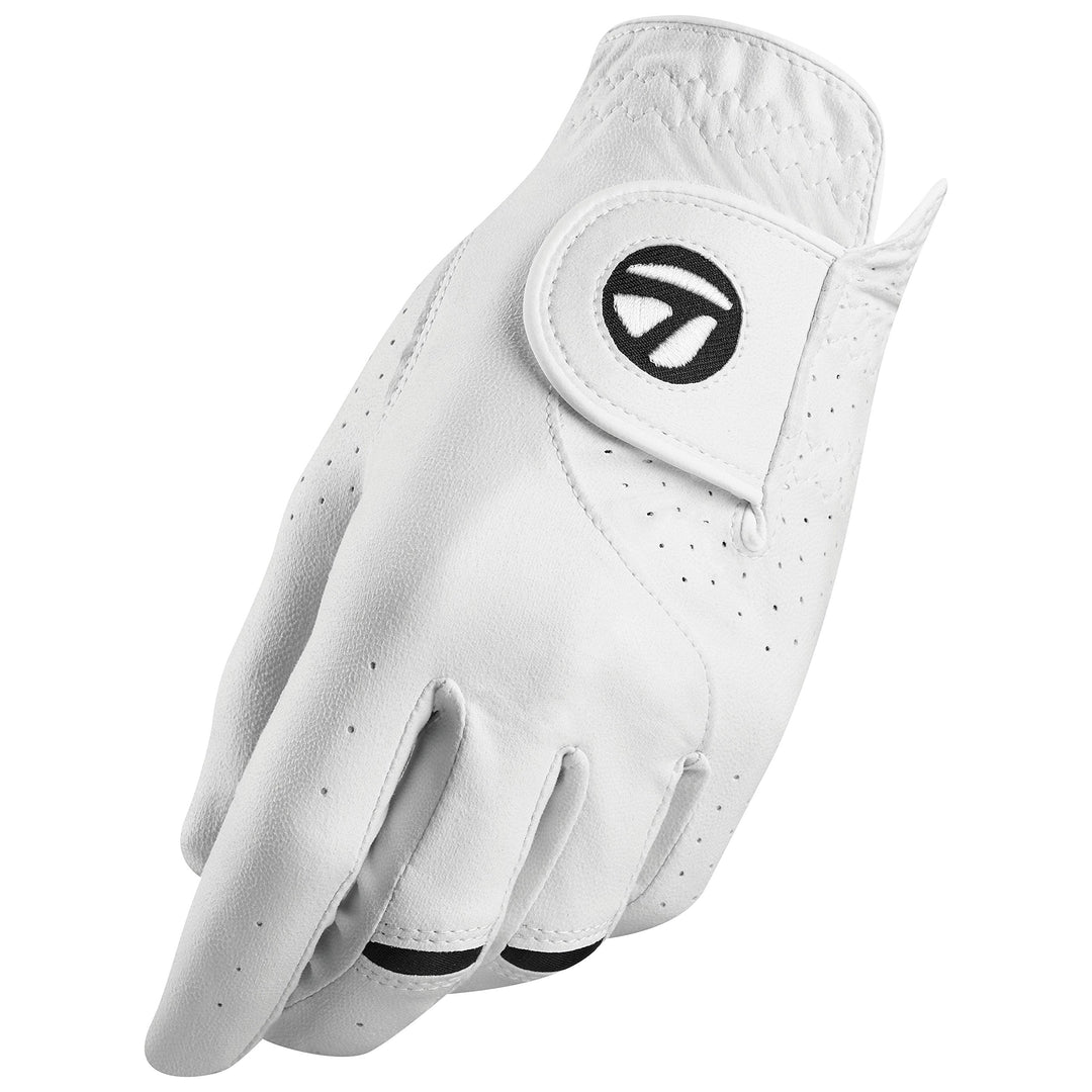 TaylorMade Stratus Tech Glove 2-Pack (White, Right Hand, Small), White(Small, Worn on Right Hand)