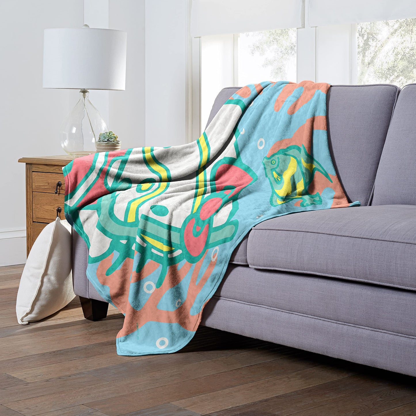 Northwest Hello Kitty Silk Touch Throw Blanket, 50" x 60", Deep Diving