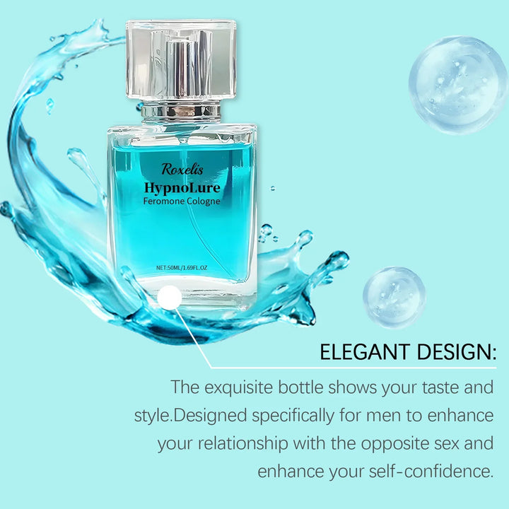 Roxelis 50ml Cologne Men'S Perfume Natural Fresh Fragrance Lasting Pheromone Deodorant Charm  Release Flirting Perfume Spray