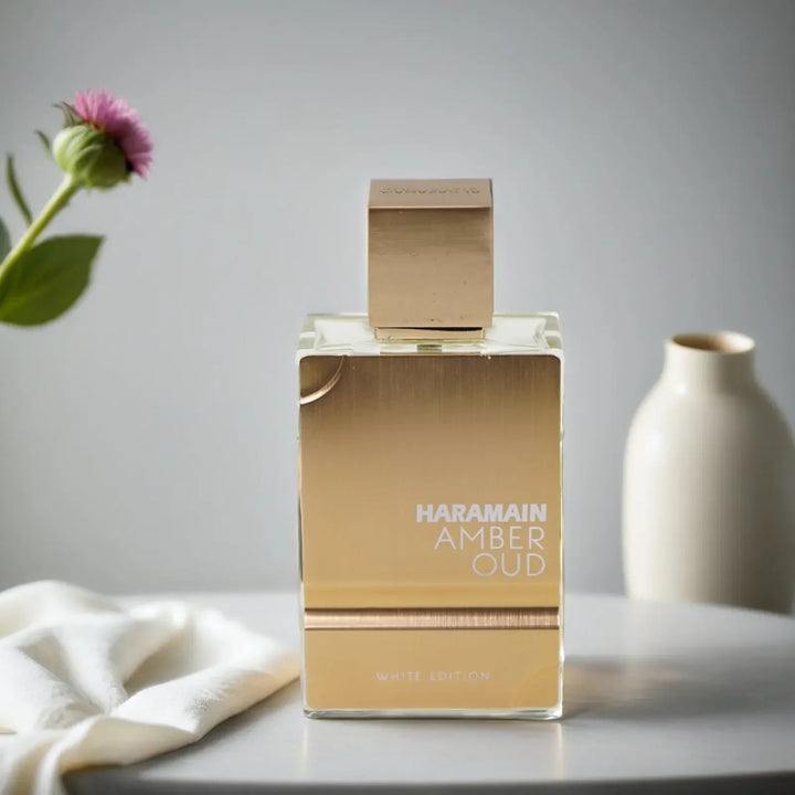 Original Brand Al HARAMAIN Amber White Edition For Men And Women Eau De Toilette Spray 2.0 OZ Long-lasting Fragrance BEST GiftS