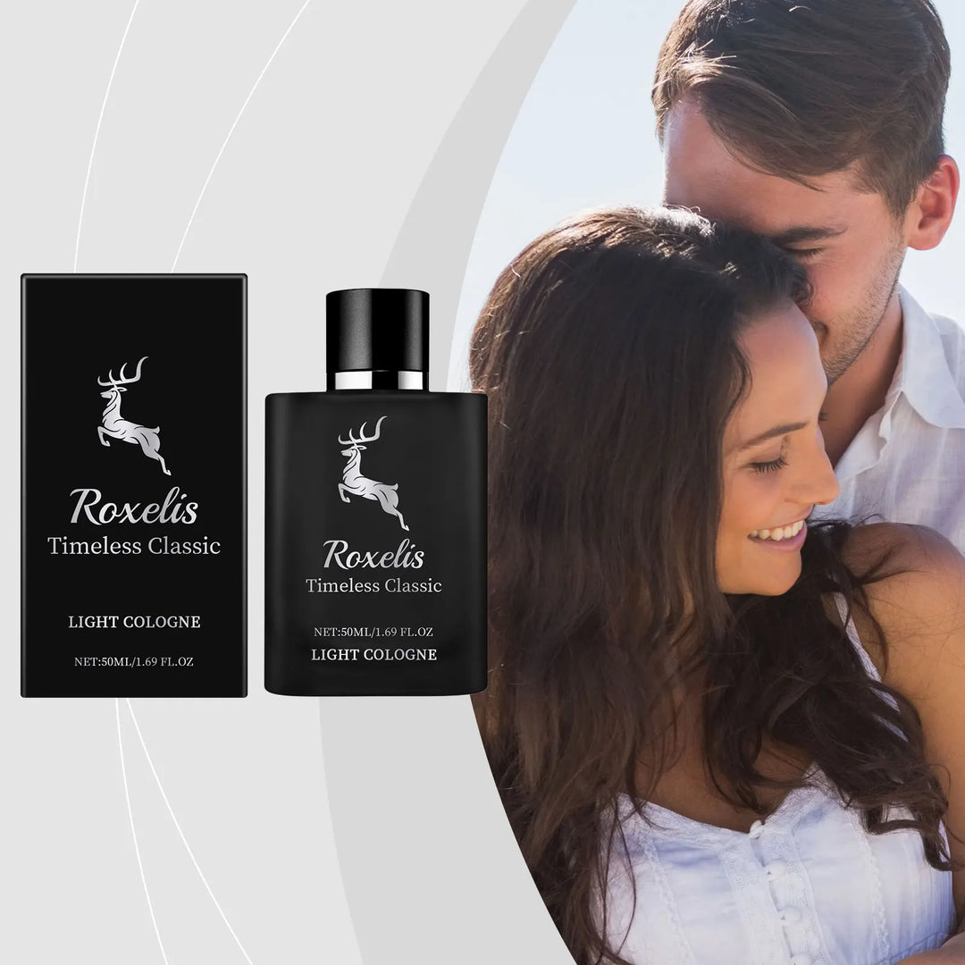 Roxelis 50ml Glamour Men Perfume Spray Bergamot Cologne Light Fragrance Romantic Pheromone Dating Atmosphere Flirting Perfume