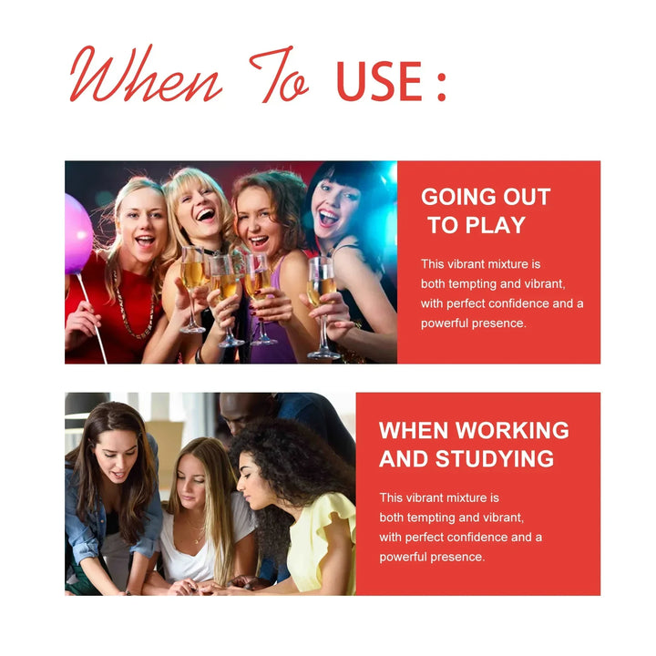 Roxelis 30ml Jasmine Pheromone Perfume Long Lasting Scent Sexy Floral Daily Dating Attracting Flirting Mist Body Aroma Perfume