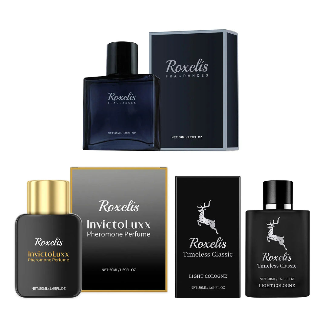 Roxelis 50ml Glamour Men Perfume Spray Bergamot Cologne Light Fragrance Romantic Pheromone Dating Atmosphere Flirting Perfume