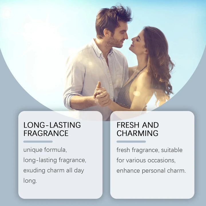 Roxelis 50ml Glamour Men Perfume Spray Bergamot Cologne Light Fragrance Romantic Pheromone Dating Atmosphere Flirting Perfume