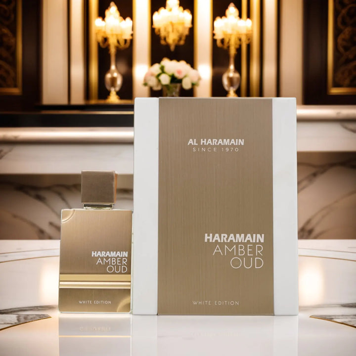 Original Brand Al HARAMAIN Amber White Edition For Men And Women Eau De Toilette Spray 2.0 OZ Long-lasting Fragrance BEST GiftS