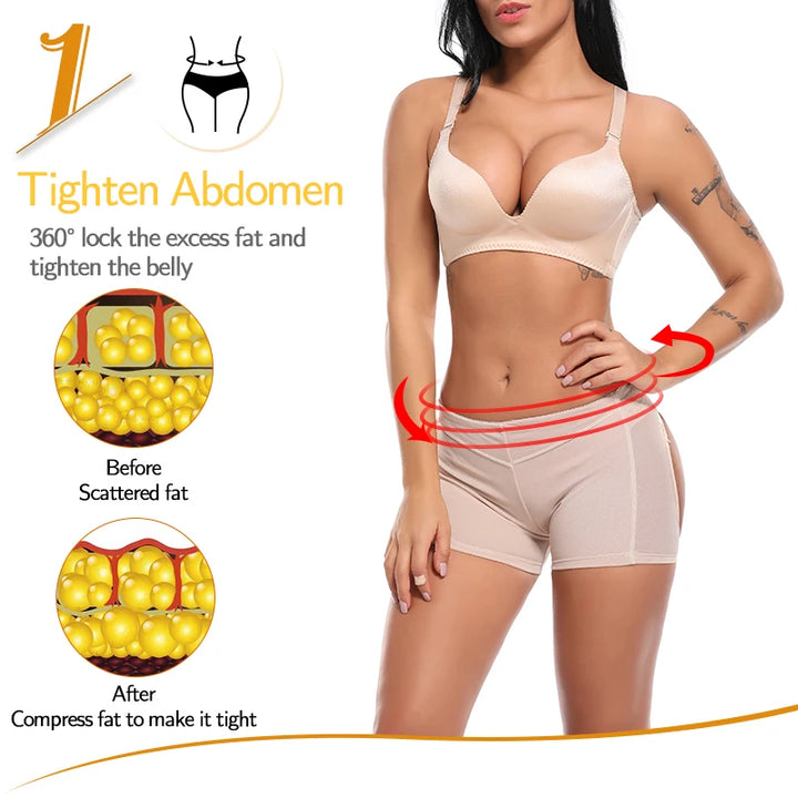 Women Butt Lifter Panties Enhancer Tummy Control Body Shaper Underwear Briefs Sexy Ass Push Up Panty Open Hip Booty