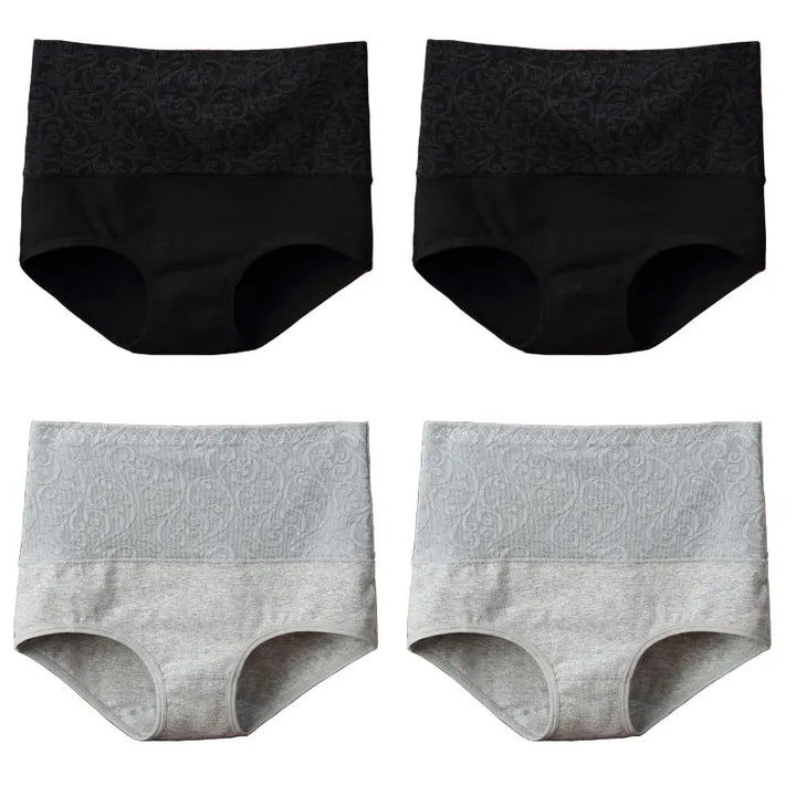 Cotton Underwear Women High Waist Lingerie For Ladies Briefs Tummy Control Panties C-Section Recovery XXXXL Plus Size Underpants