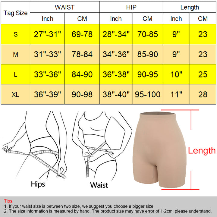 Womens High Waisted Shaper Shorts Smooth Shaping Boyshorts Panties Tummy Control Underwear Slimming Shapewear Short