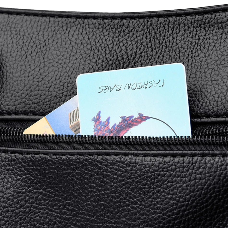 Genuine Brand Luxury Designer Women Bags High Quality Leather Shoulder Crossbody Messenger Tote Bag Large Handbag Purses