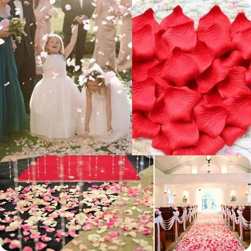Silk Rose Petals Artificial Flower