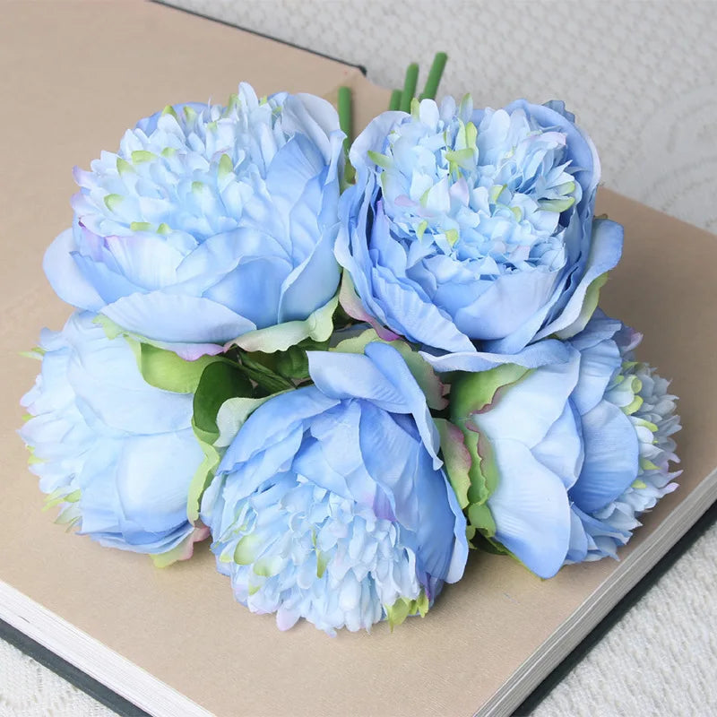 Artificial Peony Rose Bouquet