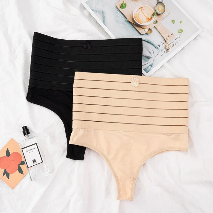 Sexy Women Thong Shaper High Waist Tummy Control Panties Slimming Underwear Waist Trainer Shaping Briefs Butt Lifter Body Shaper
