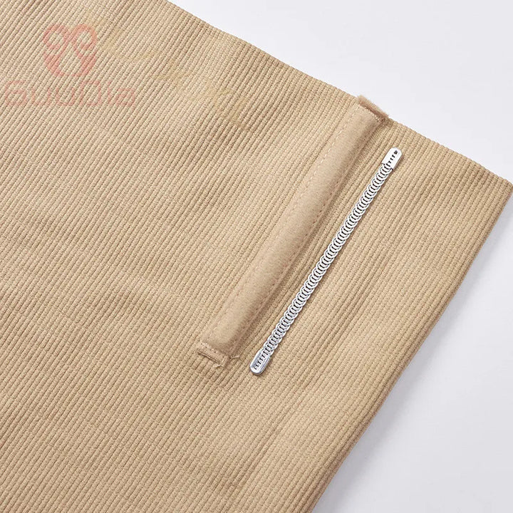 GUUDIA Womens High Waist Seamless Body Shaper Briefs Firm Control Tummy Sexy Thong Shapewear Panties Girdle Underwear Shapewear