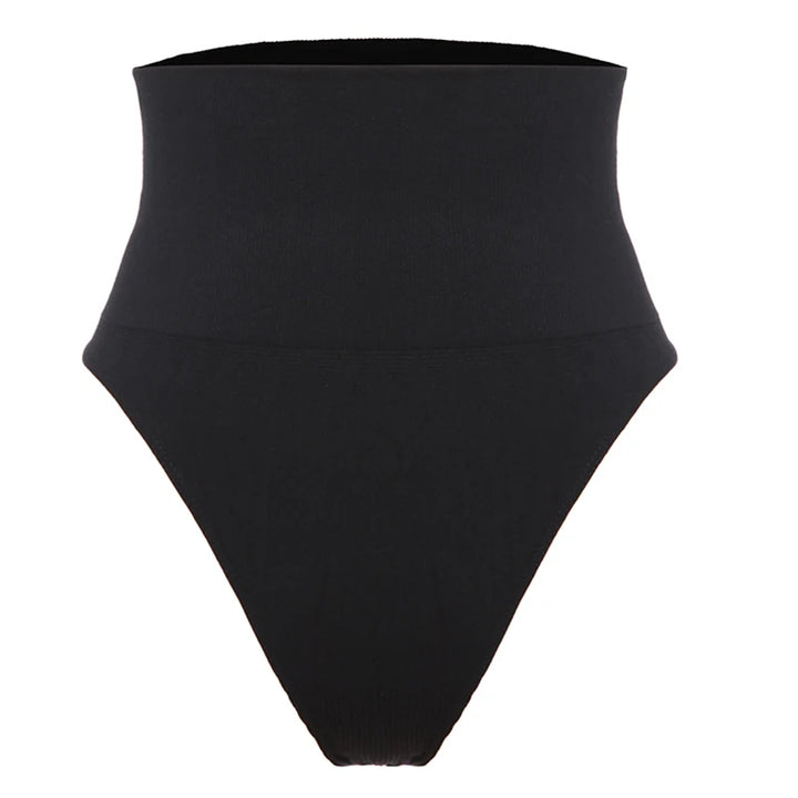 High Waist Body Shaper Thongs Shapewear for Women Panties Tummy Control Slimming New Underwear Nude Black T-Back Brief