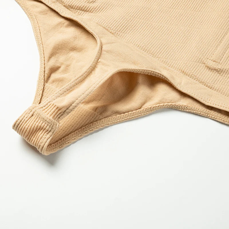 High Waist Body Shaper Thongs Shapewear for Women Panties Tummy Control Slimming New Underwear Nude Black T-Back Brief