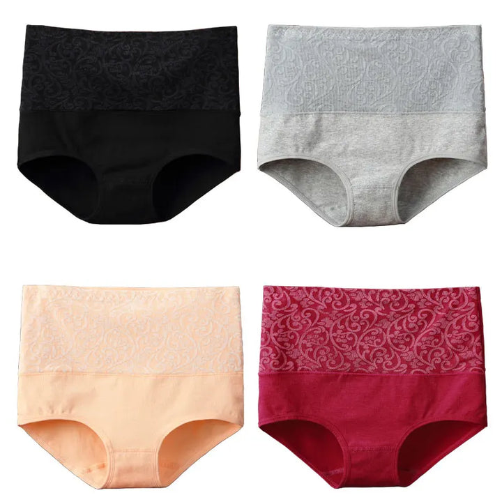 Cotton Underwear Women High Waist Lingerie For Ladies Briefs Tummy Control Panties C-Section Recovery XXXXL Plus Size Underpants