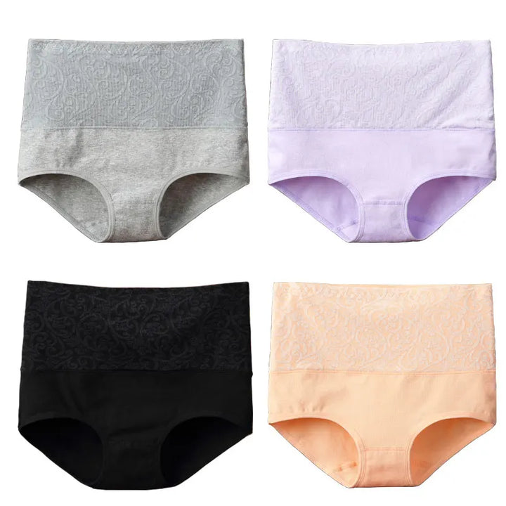 Cotton Underwear Women High Waist Lingerie For Ladies Briefs Tummy Control Panties C-Section Recovery XXXXL Plus Size Underpants