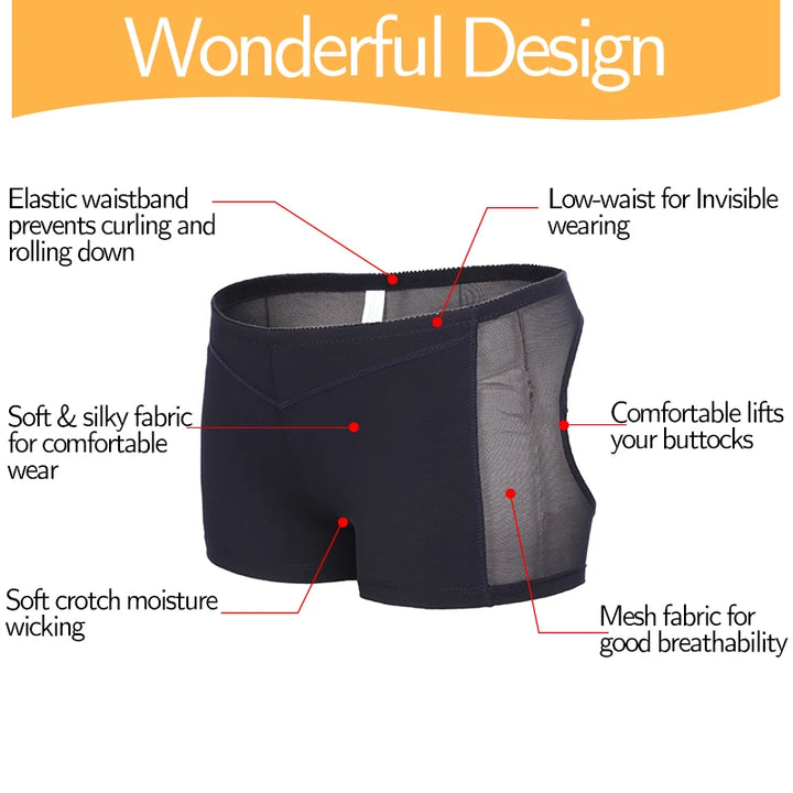 Women Butt Lifter Panties Enhancer Tummy Control Body Shaper Underwear Briefs Sexy Ass Push Up Panty Open Hip Booty