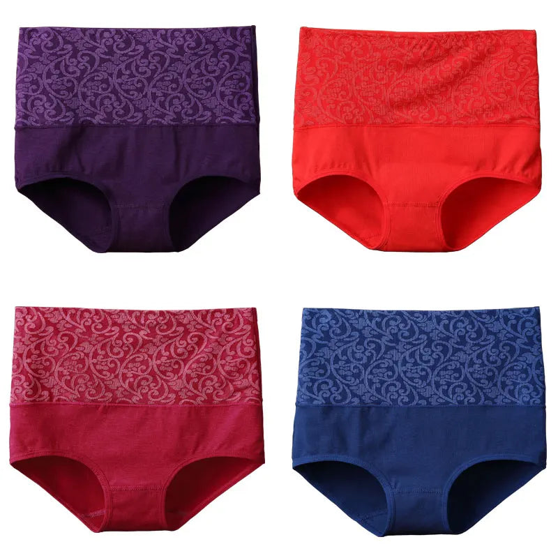 Cotton Underwear Women High Waist Lingerie For Ladies Briefs Tummy Control Panties C-Section Recovery XXXXL Plus Size Underpants