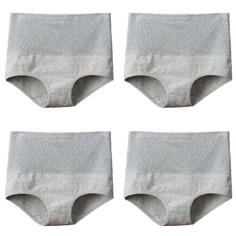 Cotton Underwear Women High Waist Lingerie For Ladies Briefs Tummy Control Panties C-Section Recovery XXXXL Plus Size Underpants