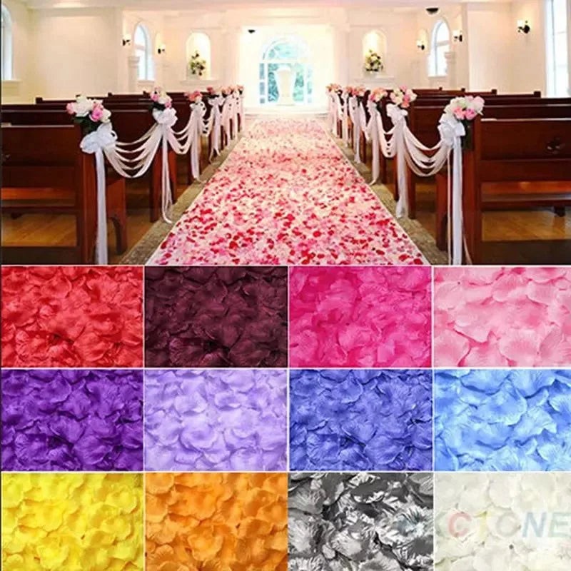 Silk Rose Petals Artificial Flower