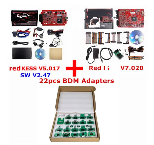 Top Online 2.80 EU Red KESS V5.017 No Token KTAG V7.020 2.25 Ktag 4 LED ECU Master Programmer Tool OBD2 Manager Kit BDM Frame
