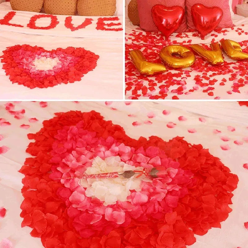 Silk Rose Petals Artificial Flower
