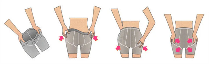 High-Waist Women's Shaping Panties - Breathable Slimming Tummy Control Hip-Lifting Corset Briefs Body Shapewear Underwear