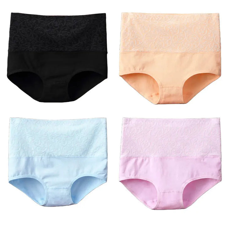 Cotton Underwear Women High Waist Lingerie For Ladies Briefs Tummy Control Panties C-Section Recovery XXXXL Plus Size Underpants