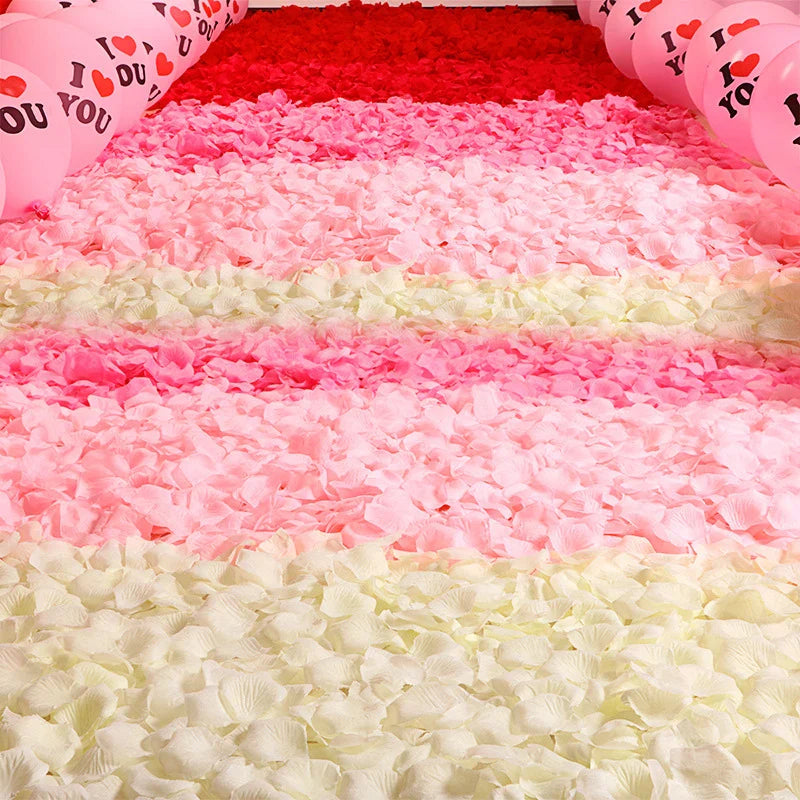 Artificial Silk Rose Petals