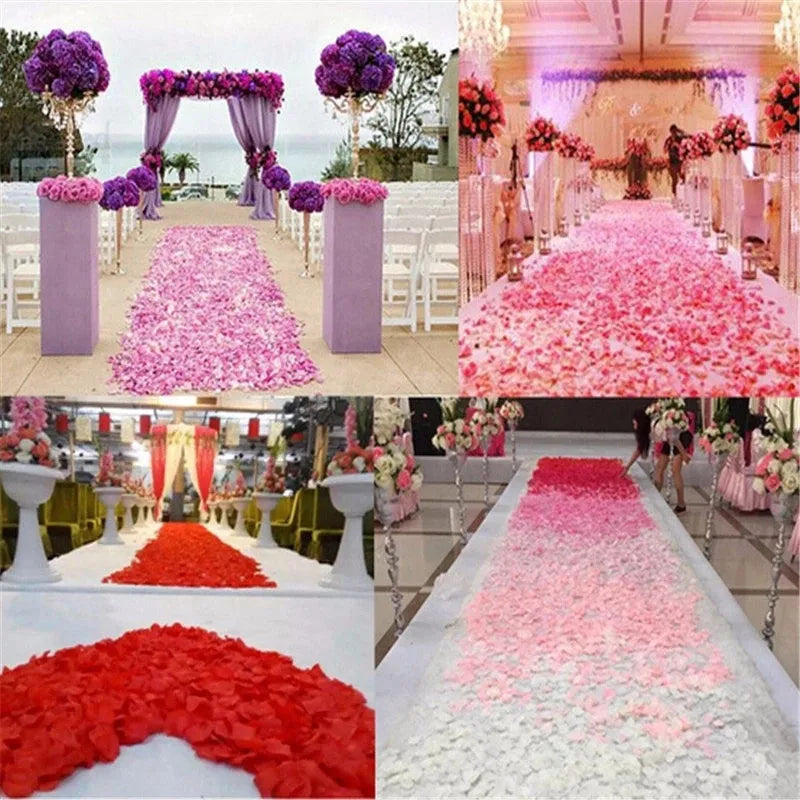 Artificial Silk Rose Petals