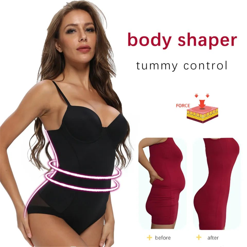 Shapewear Bodysuits Underwear Slimming Bodys Women Sexy Bodysuit Body Shaper Lingerie Black Trimmer Modeling Strap