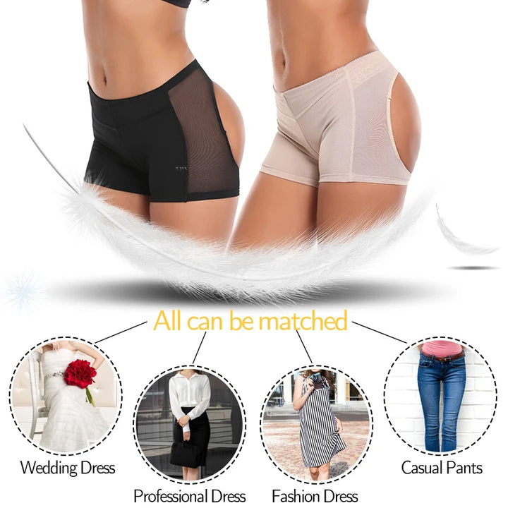 Women Butt Lifter Panties Enhancer Tummy Control Body Shaper Underwear Briefs Sexy Ass Push Up Panty Open Hip Booty