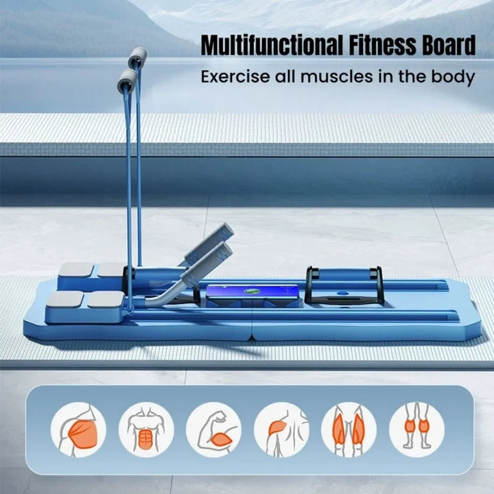 High-quality Multifunctional Fitness Board Abdominal Board Non Slip Workout Board Foldable Push Up Home Gym Equipment