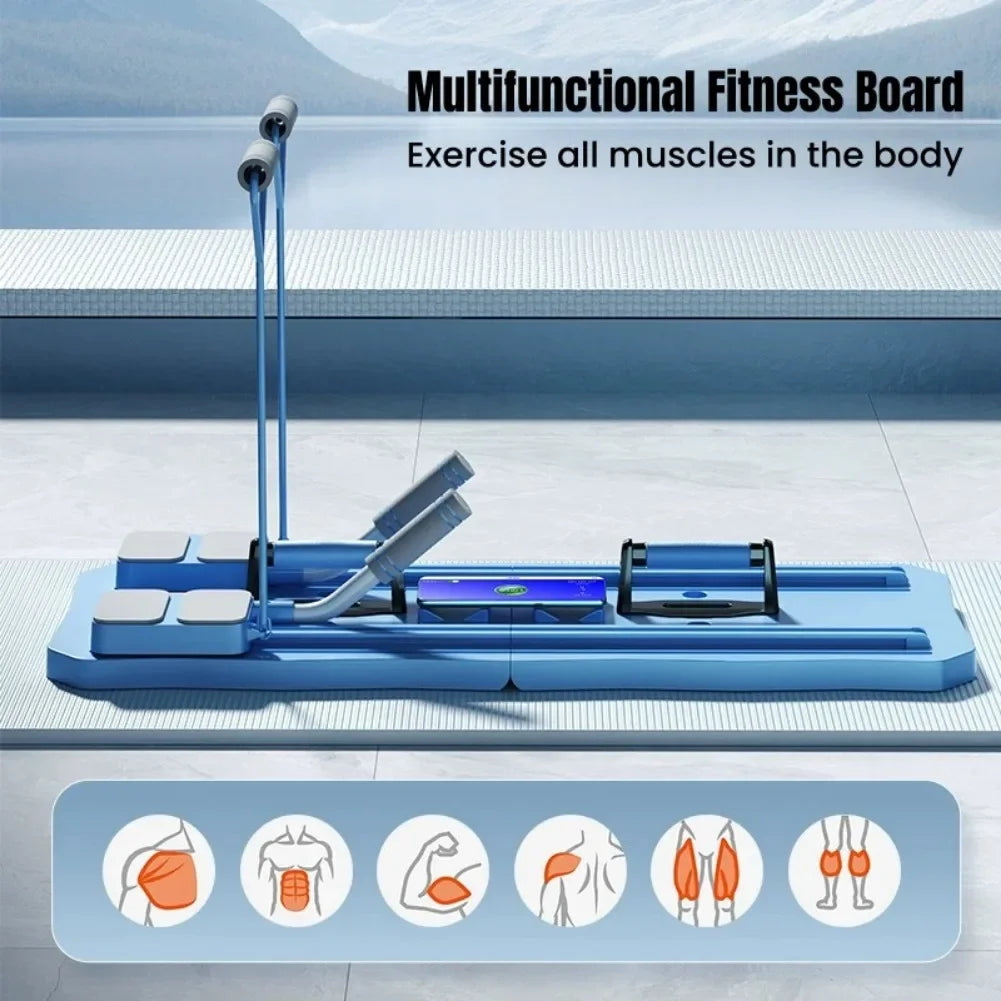High-quality Multifunctional Fitness Board Abdominal Board Non Slip Workout Board Foldable Push Up Home Gym Equipment